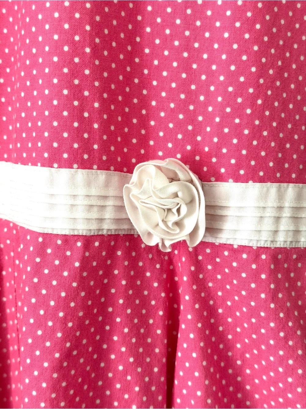 Vintage handmade girls pink dress - Picture 7 of 13